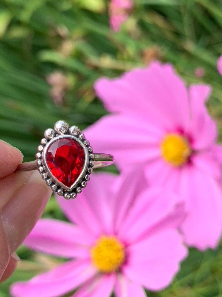 Garnet Ring size 8