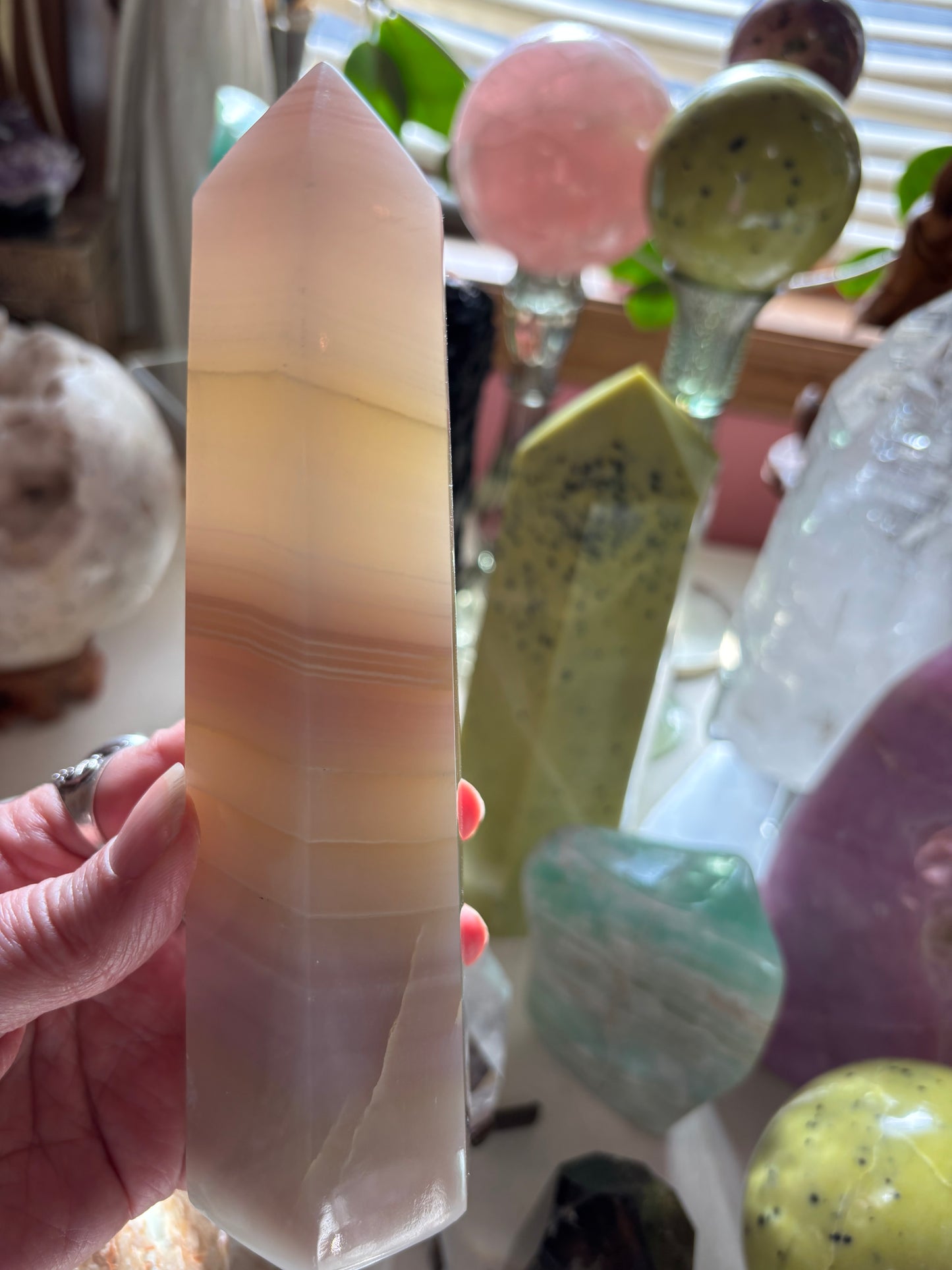 Watermelon Calcite - Generator - Pakistan