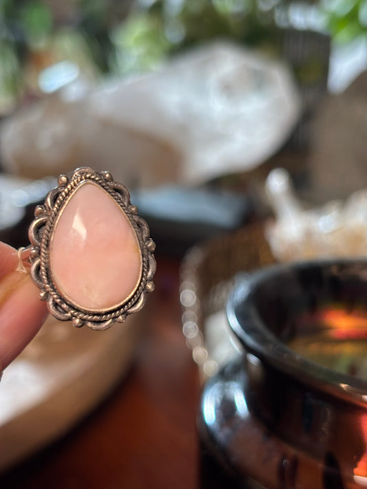 Pink Opal Ring size 6