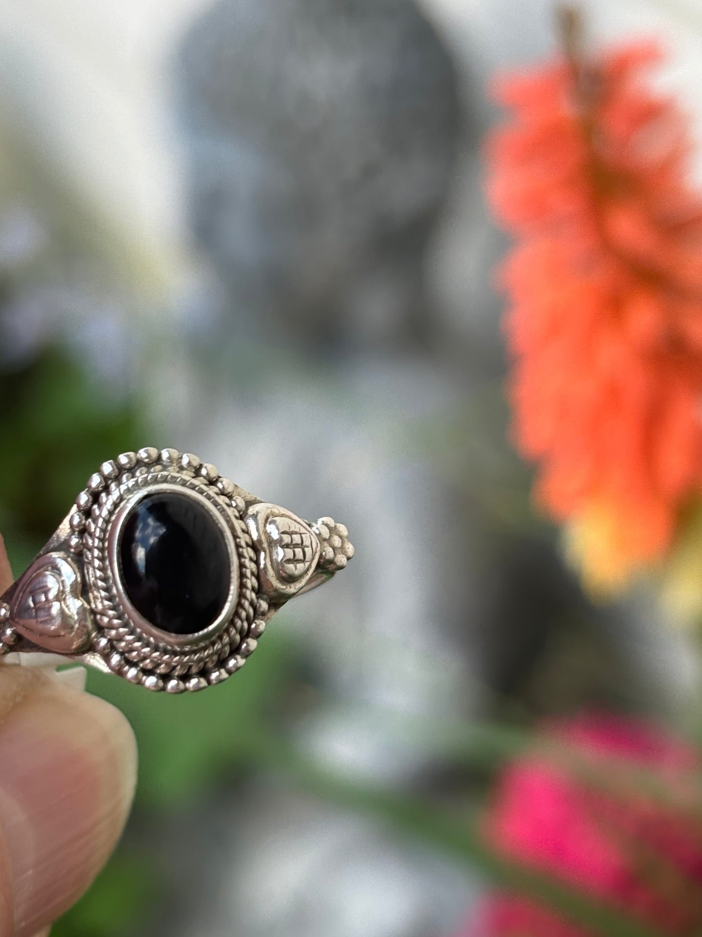 Black Onyx Ring size 8