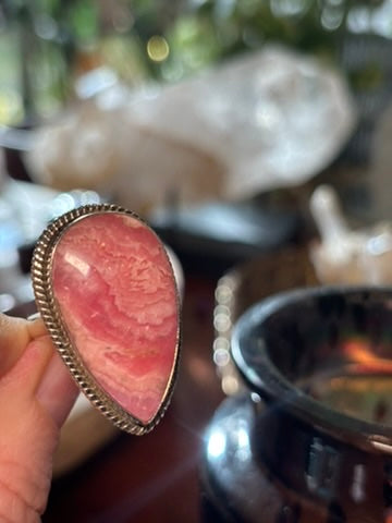 Rhodocrosite Ring size 9