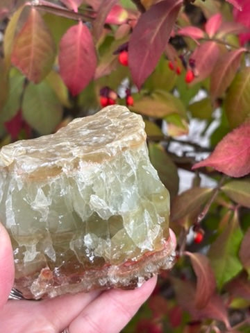 Green Calcite natural - Mexico