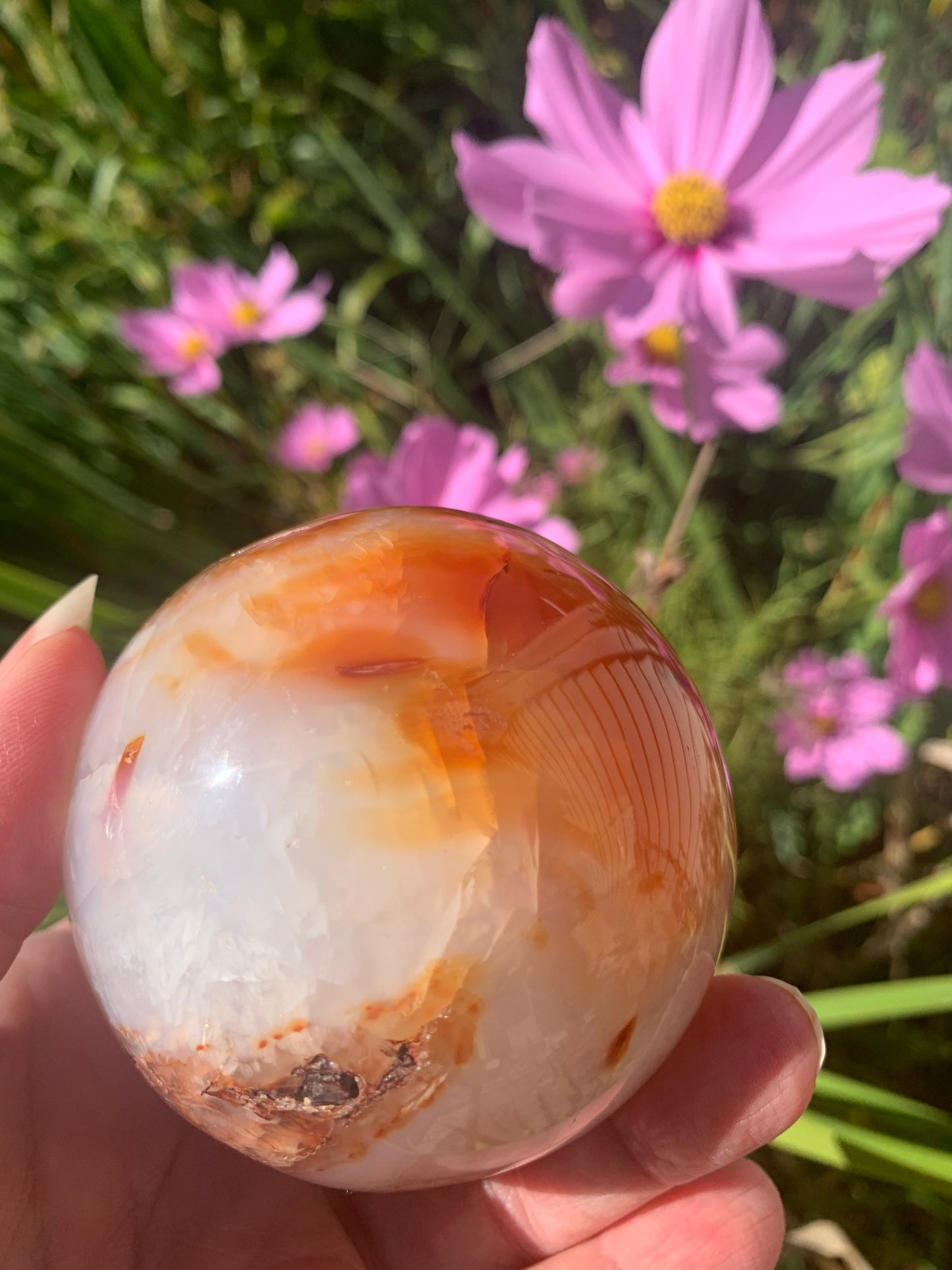 Carnelian Sphere - Madagascar