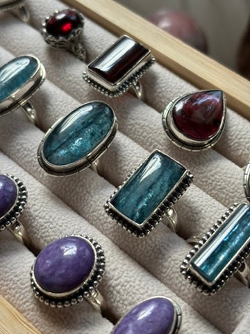 Charoite Ring size 7.75