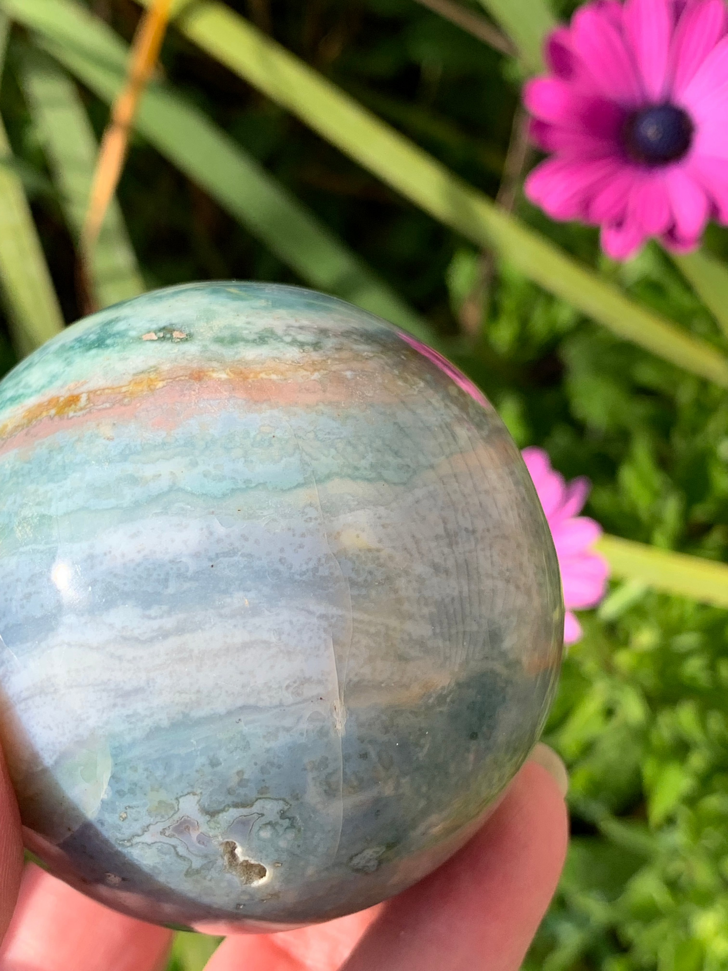 Ocean Jasper Sphere - Madagascar