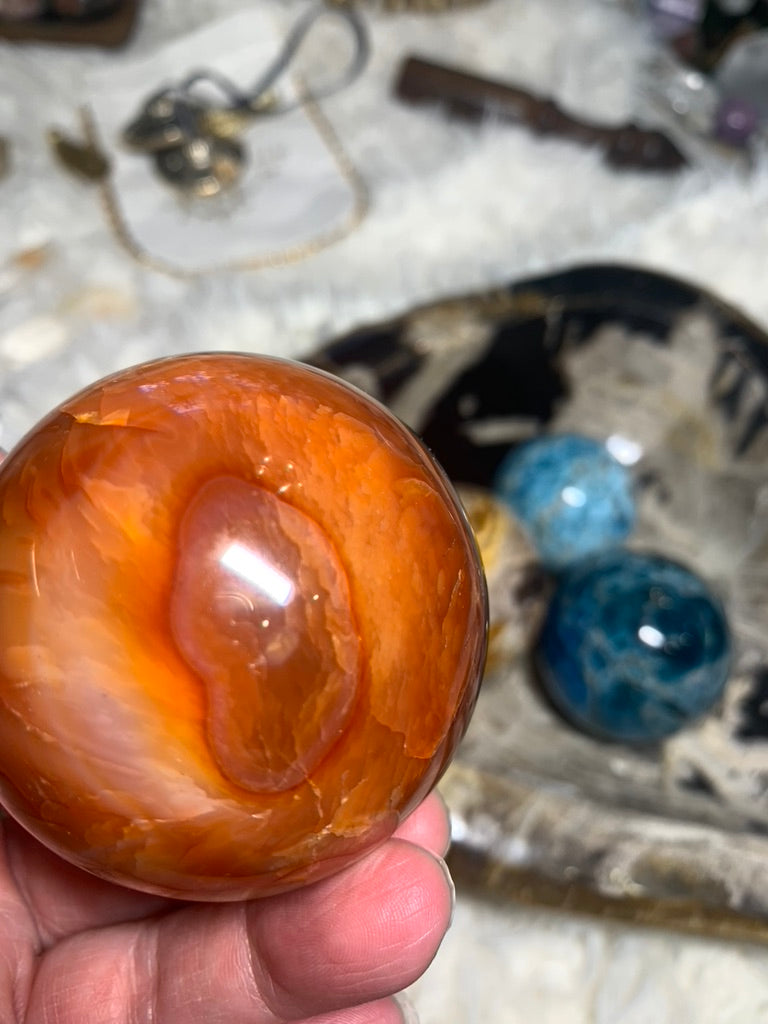 Carnelian Sphere - Madagascar