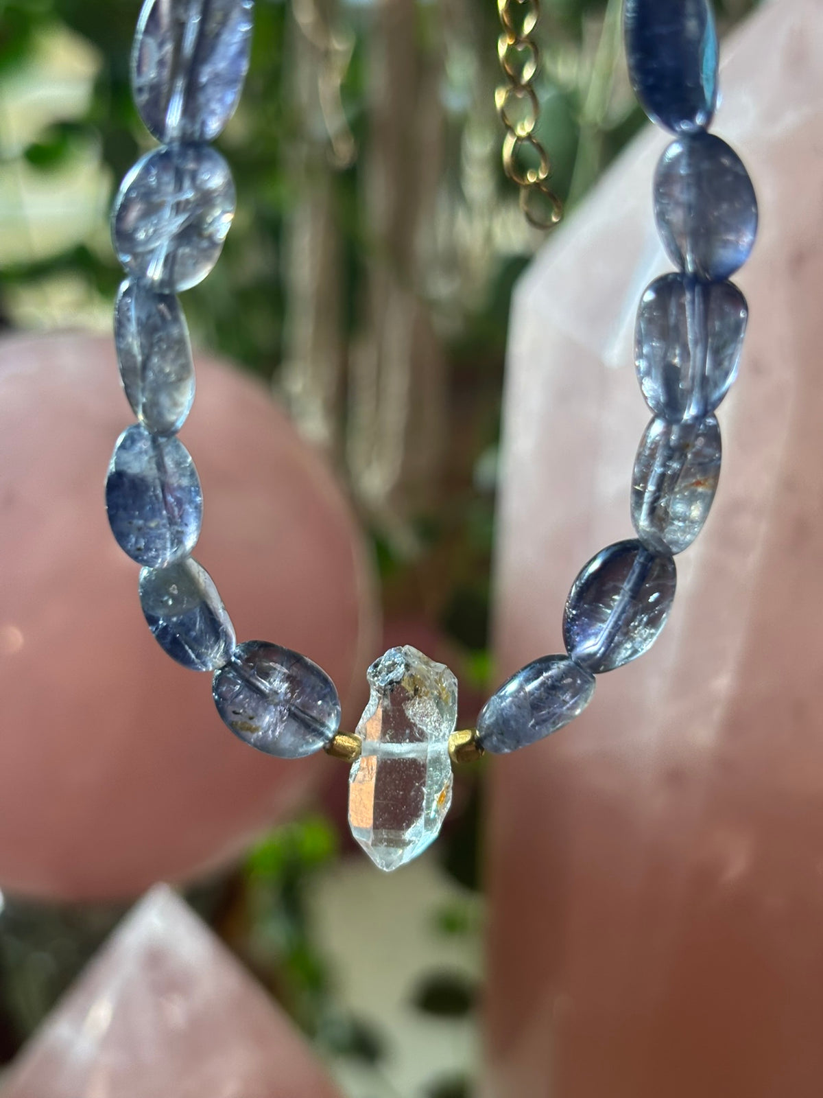 The Visionary | Herkimer Diamond • Iolite