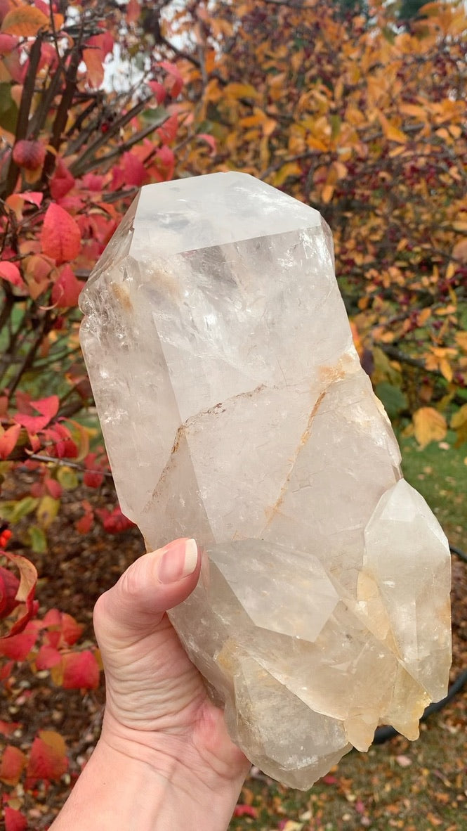 Smokey Lemurian Quartz Point