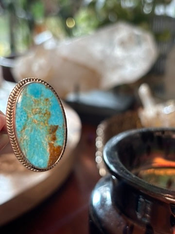 Turquoise Ring size 9