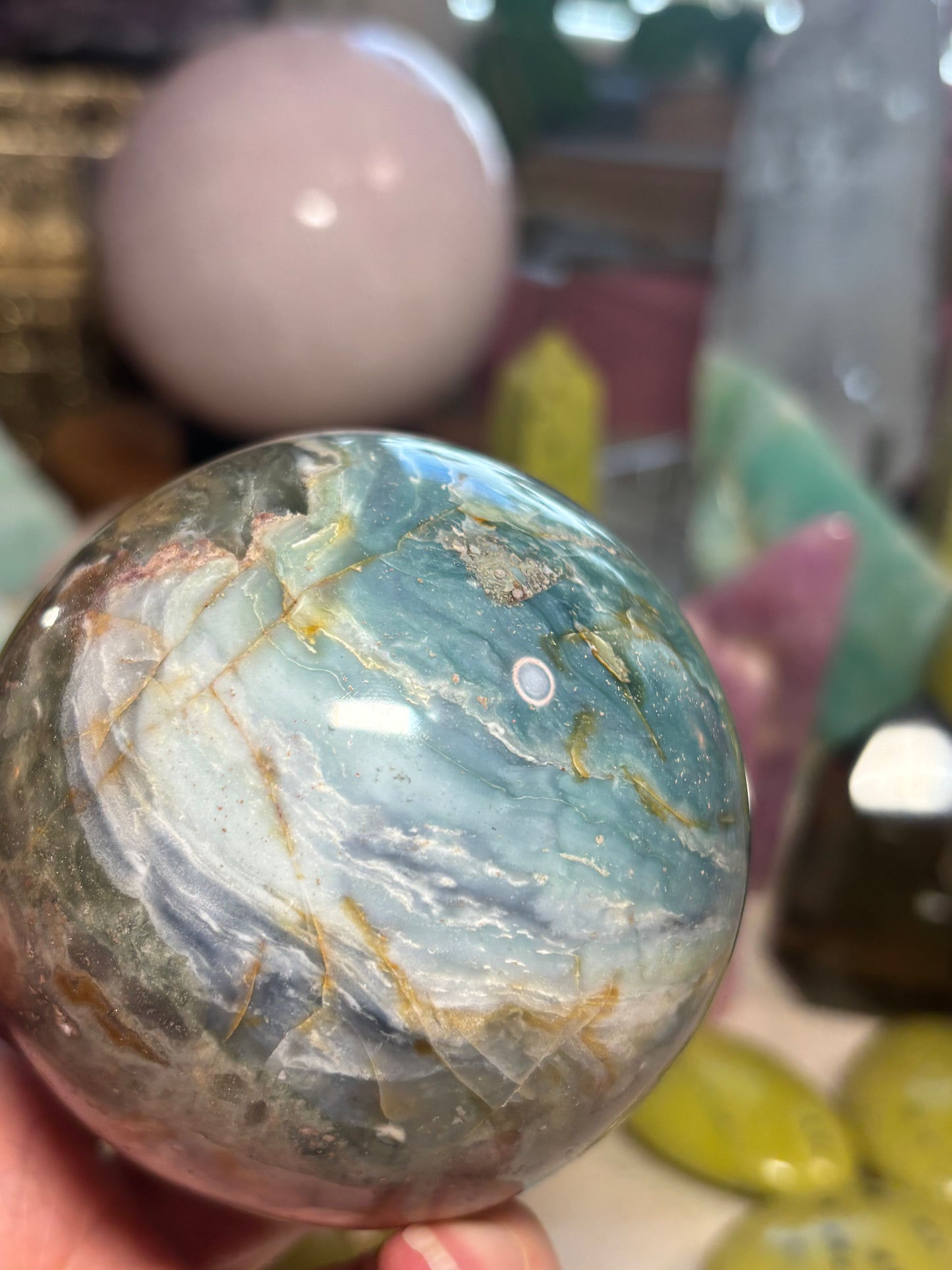 Sea Jasper Sphere - Madagascar