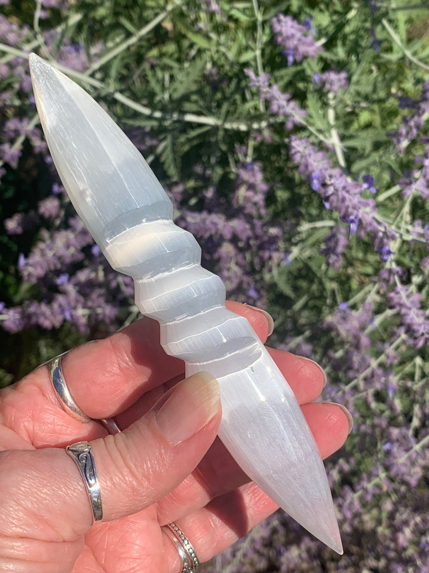 Selenite DT Double Terminated Wand