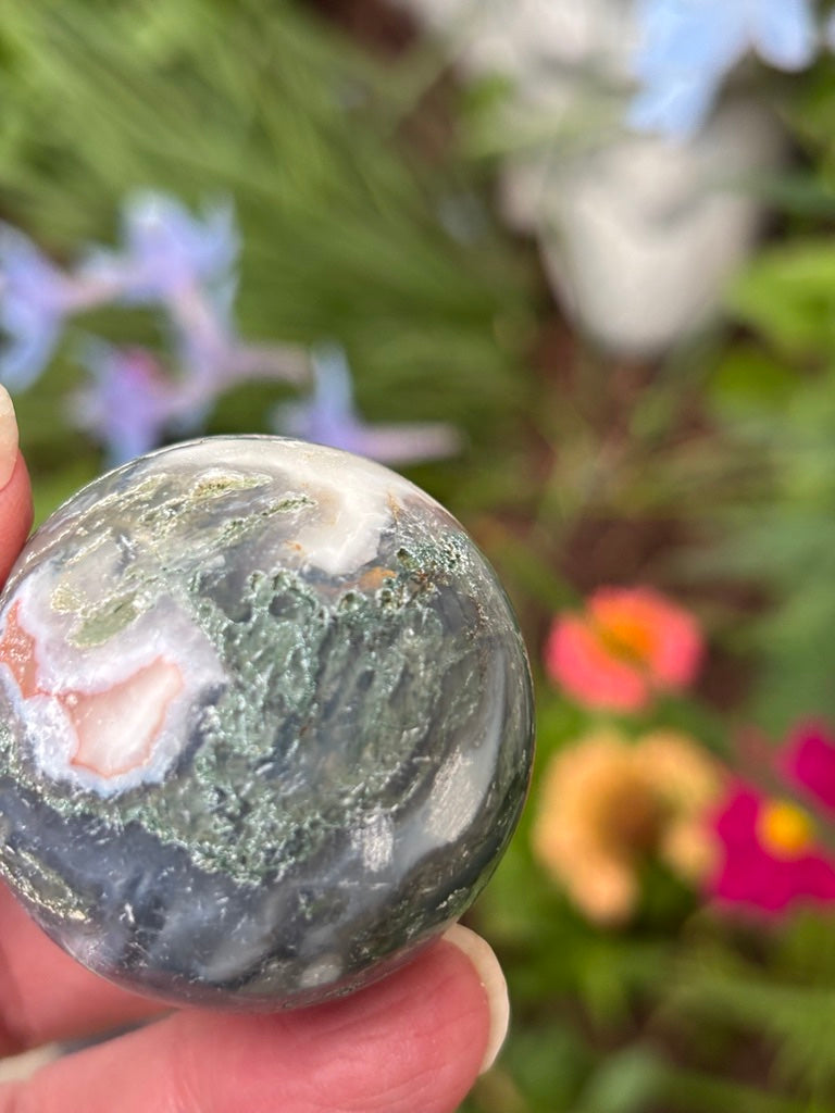 Moss Agate - Sphere