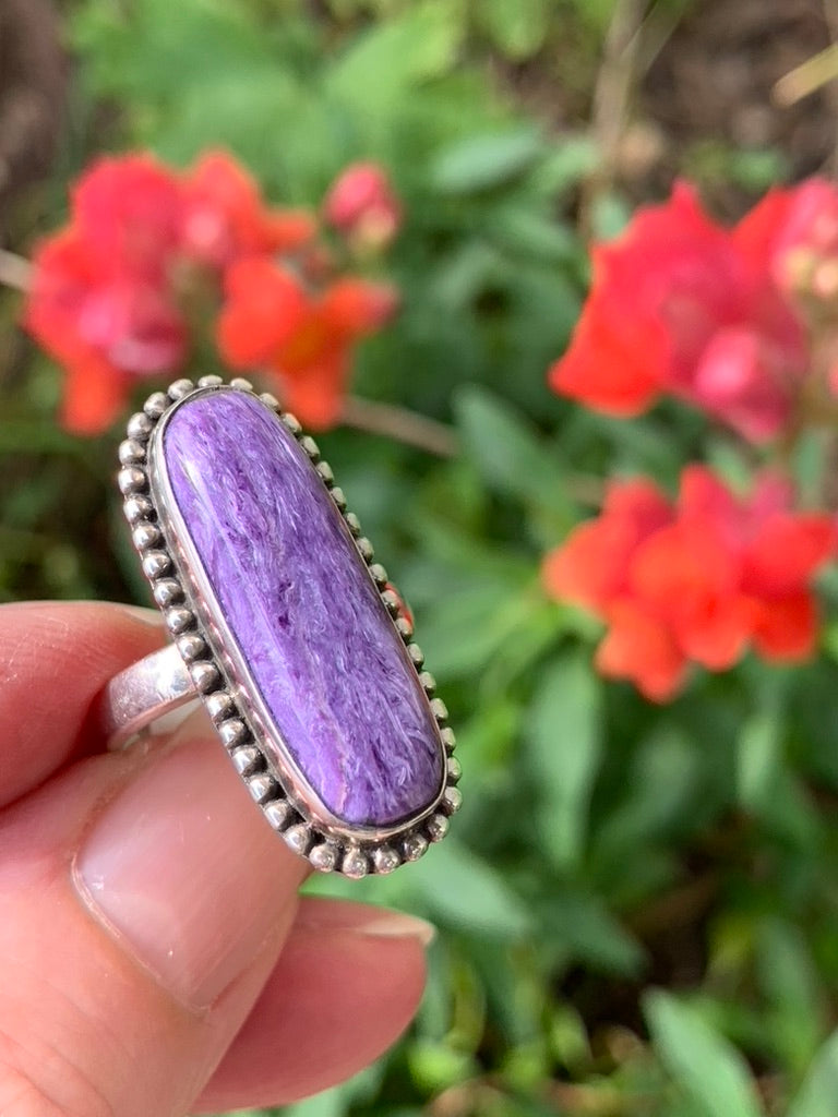 Charoite Ring size 7