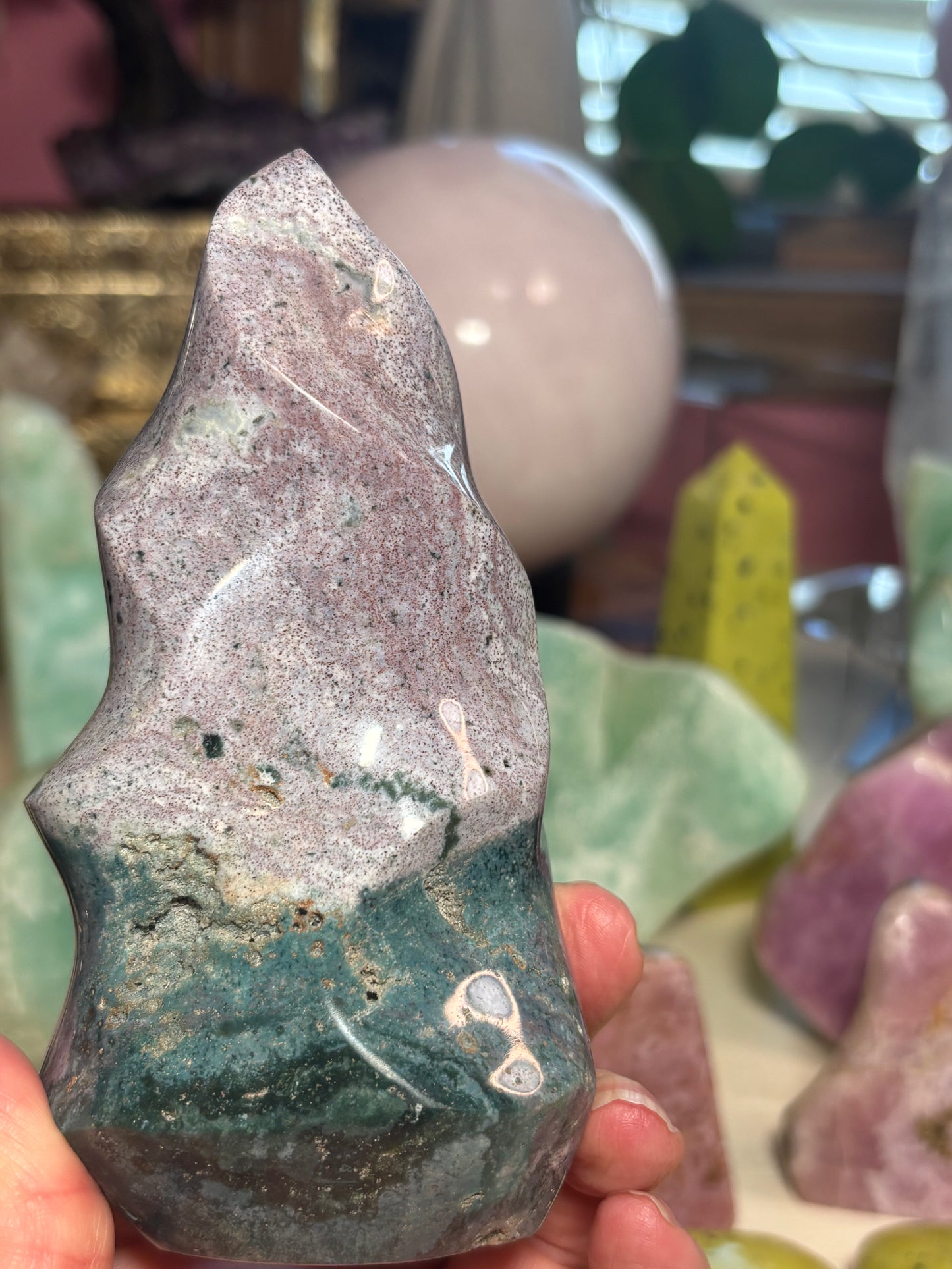 Sea Jasper - Flame - Madagascar