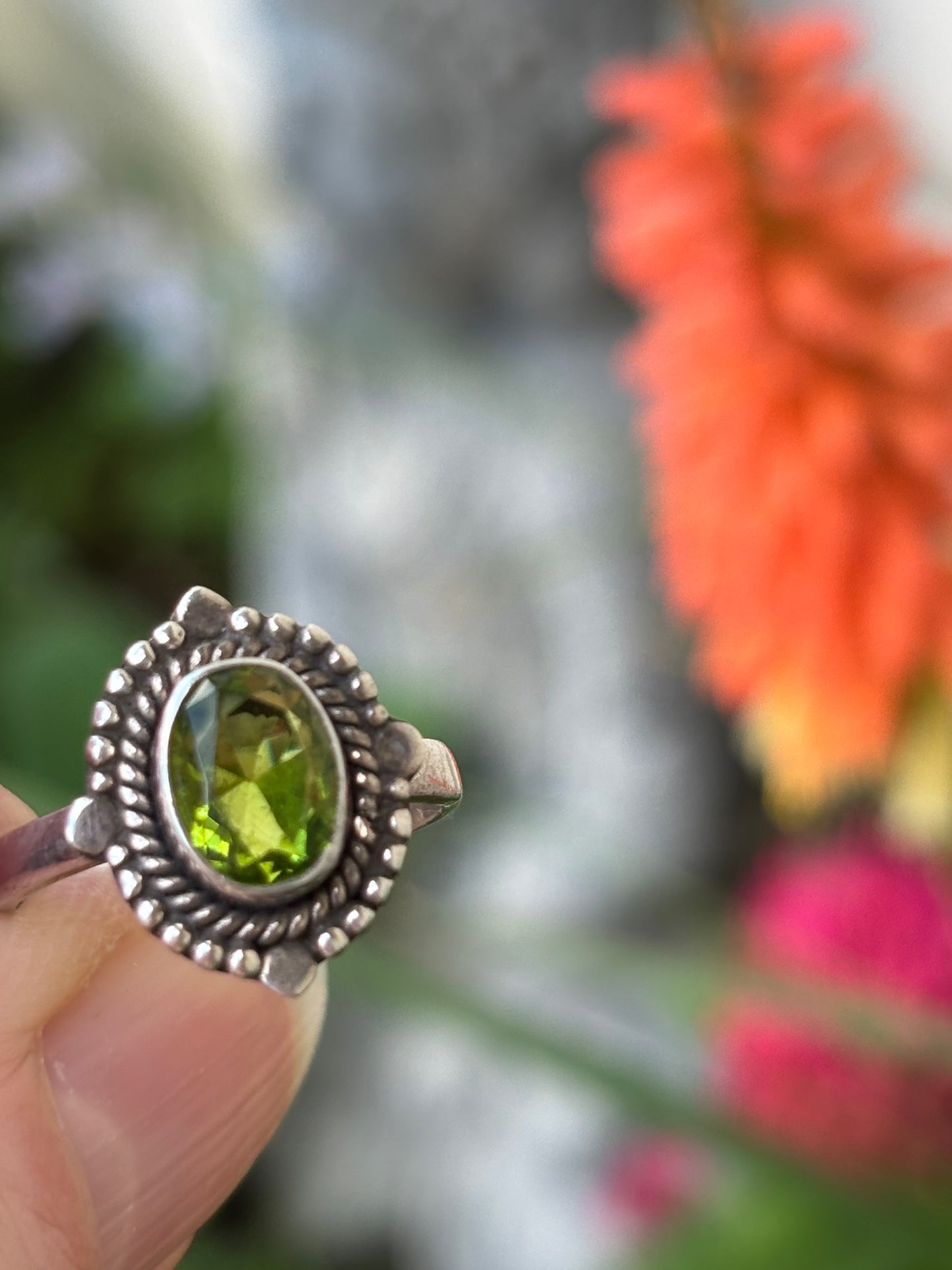 Peridot Ring size 6