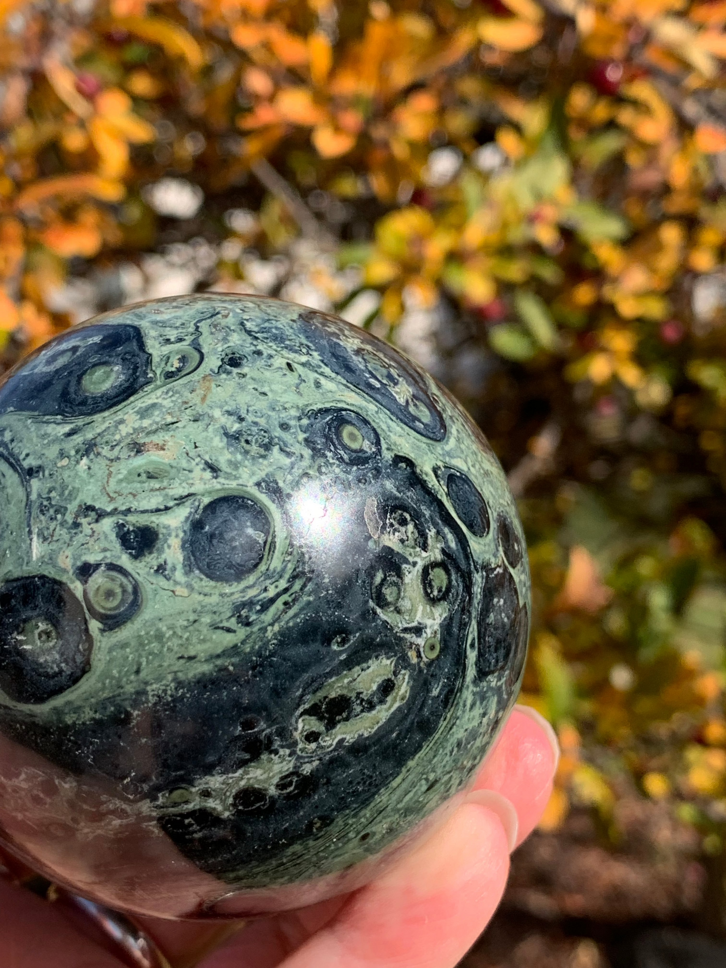 Kambaba Jasper sphere - Madagascar