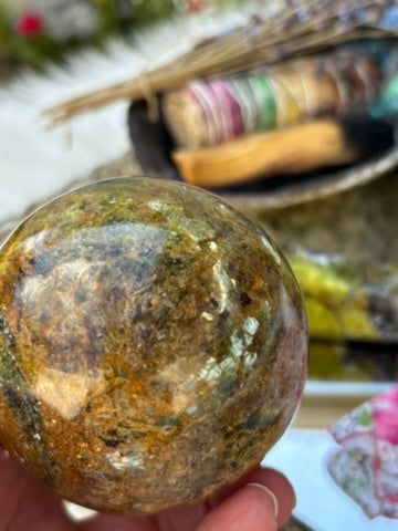 Green Opal sphere