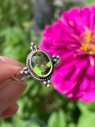 Peridot Ring size 7
