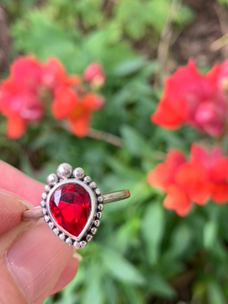 Garnet Ring size 8