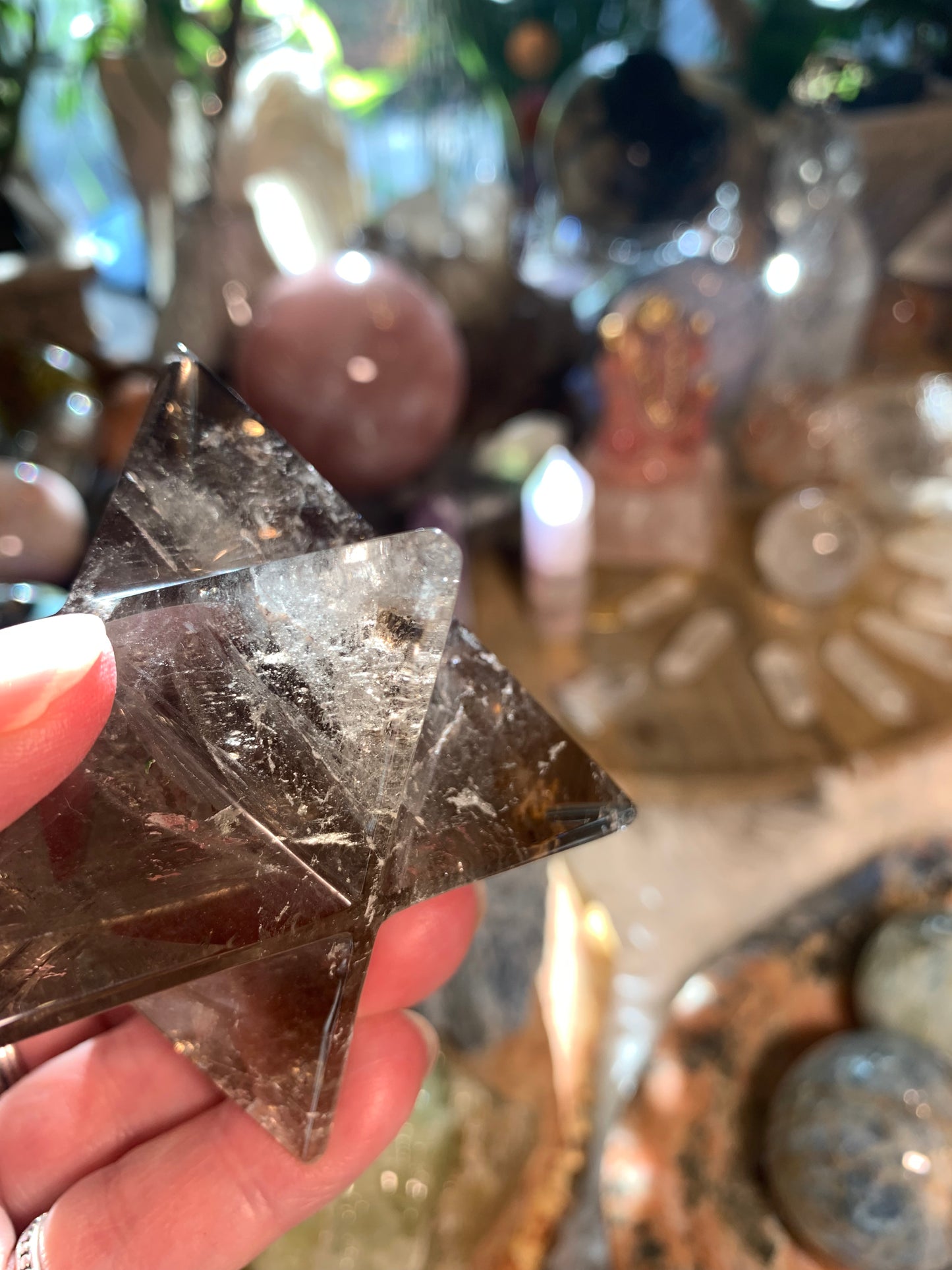 Smokey Quartz Merkaba - Brazil