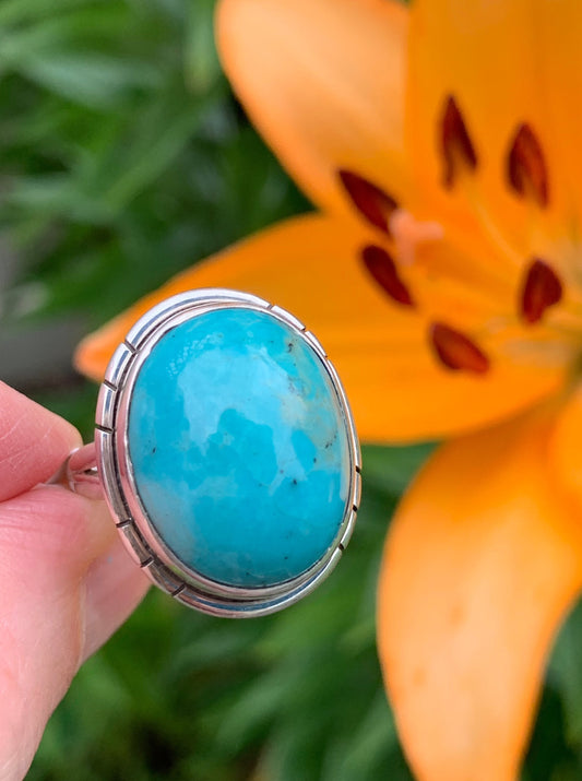 Turquoise Ring size 8