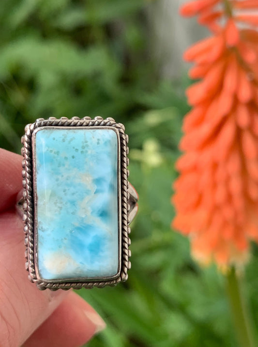 Larimar Ring Size 7