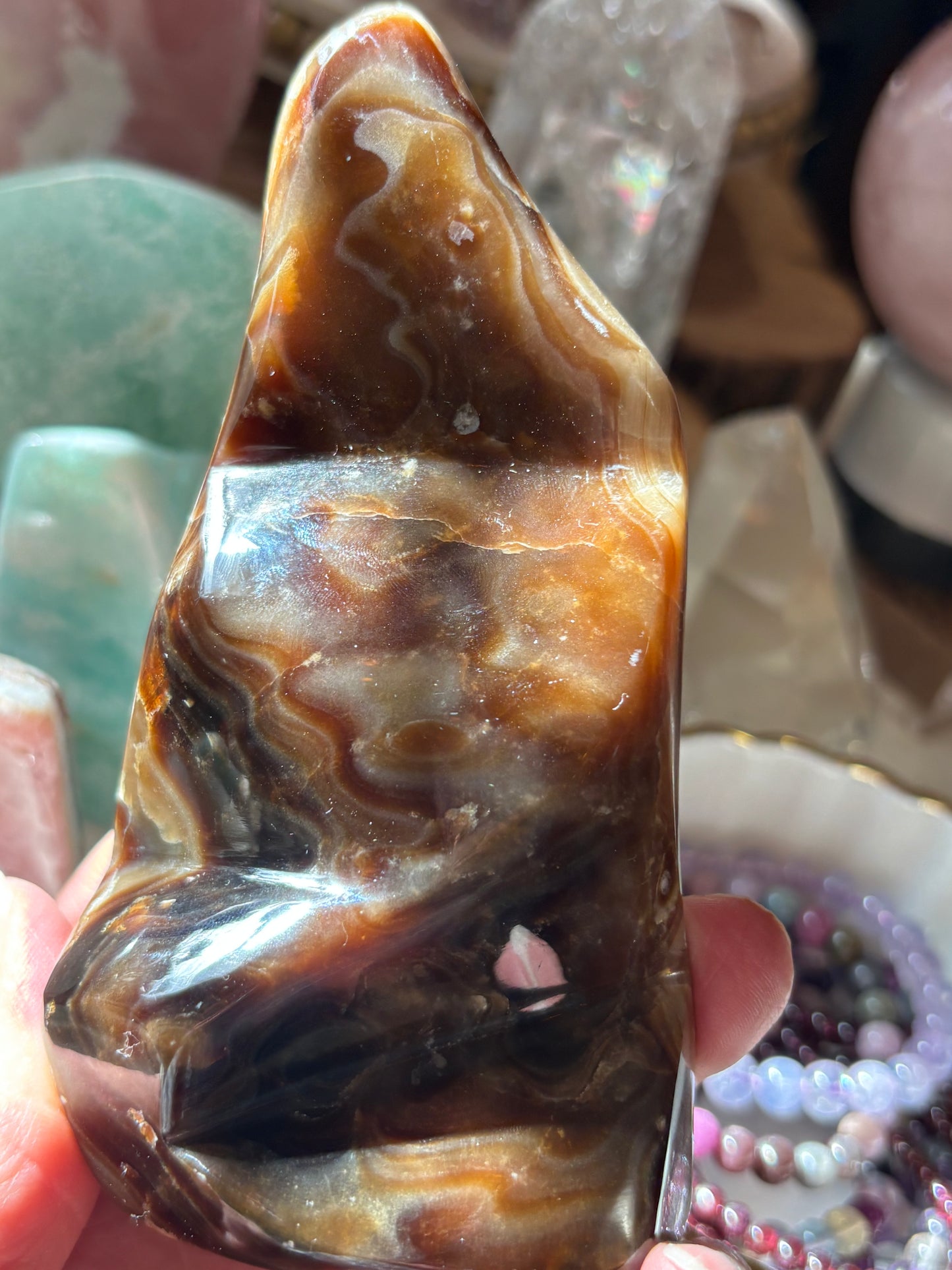 Chocolate Calcite - Free Form | Pakistan