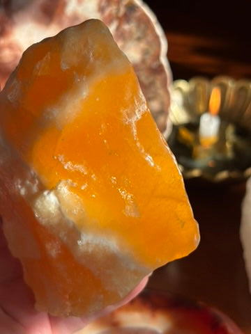 Orange Calcite - Mexico