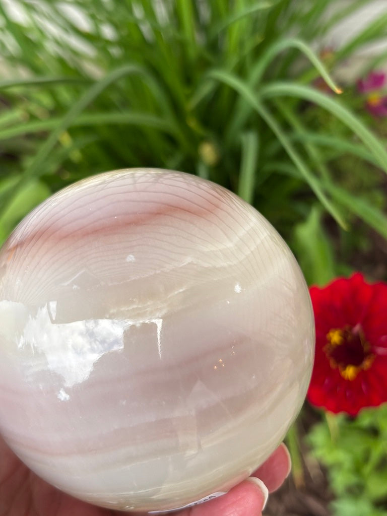 Watermelon Calcite - Sphere - Pakistan