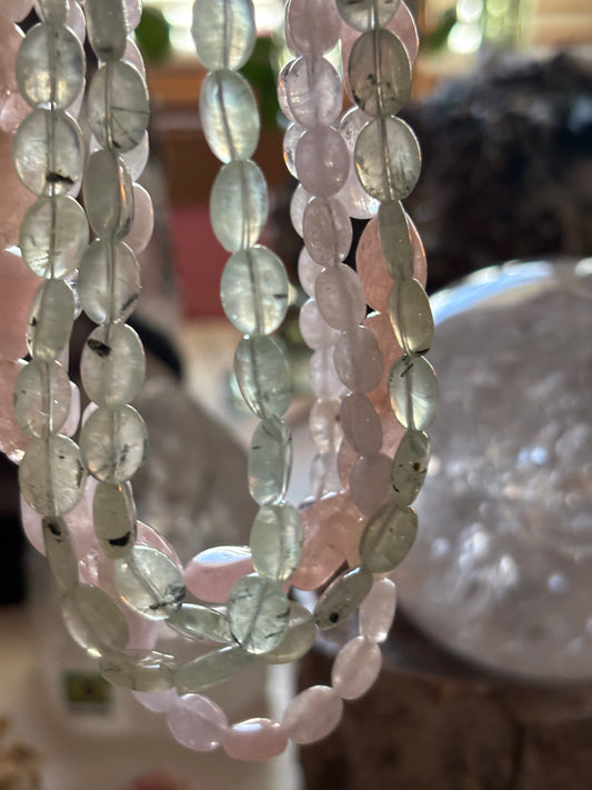 Whispering Moss - Prehnite with Epidote — Mali