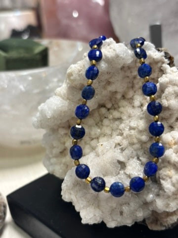 Deep Current — Faceted Lapis Lazuli
