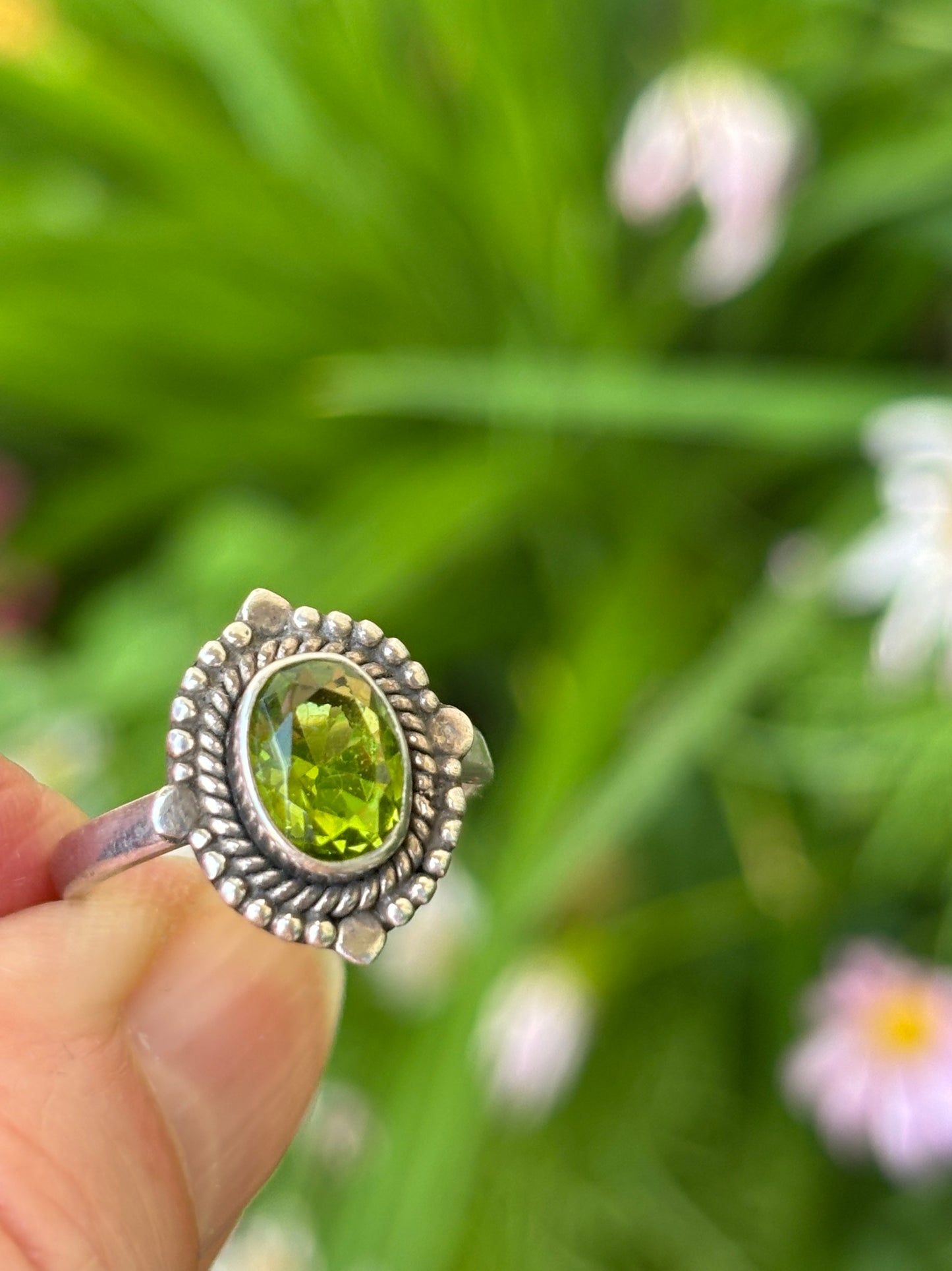 Peridot Ring size 6