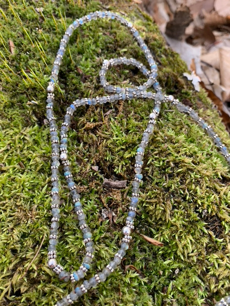 Labradorite beaded necklace - PENDANT NOT INCLUDED