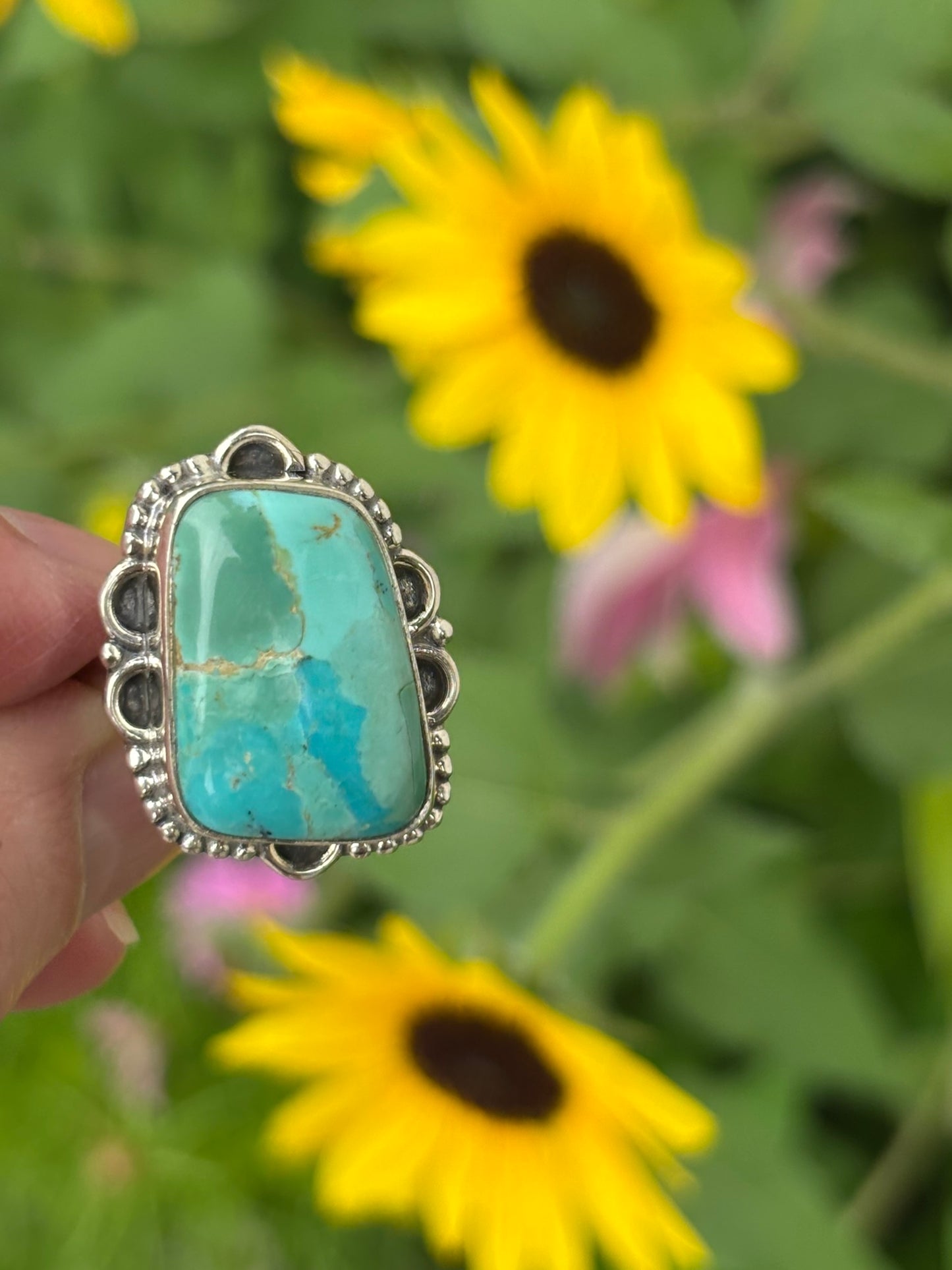 Turquoise Ring size 7