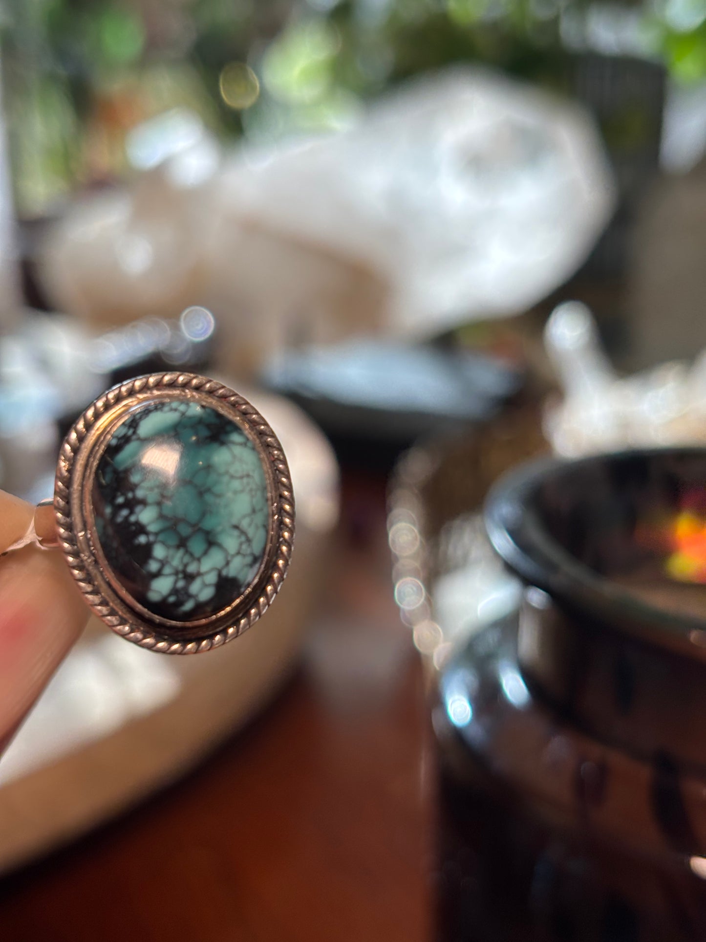 Turquoise mix Ring size 7