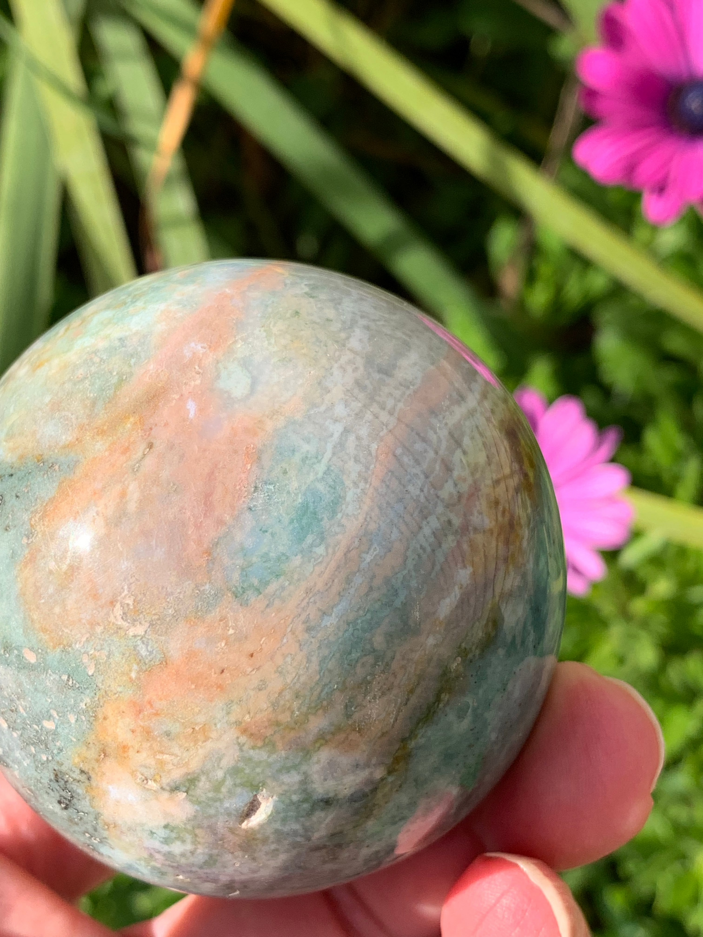 Ocean Jasper Sphere - Madagascar