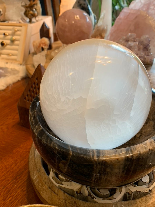 Selenite Sphere