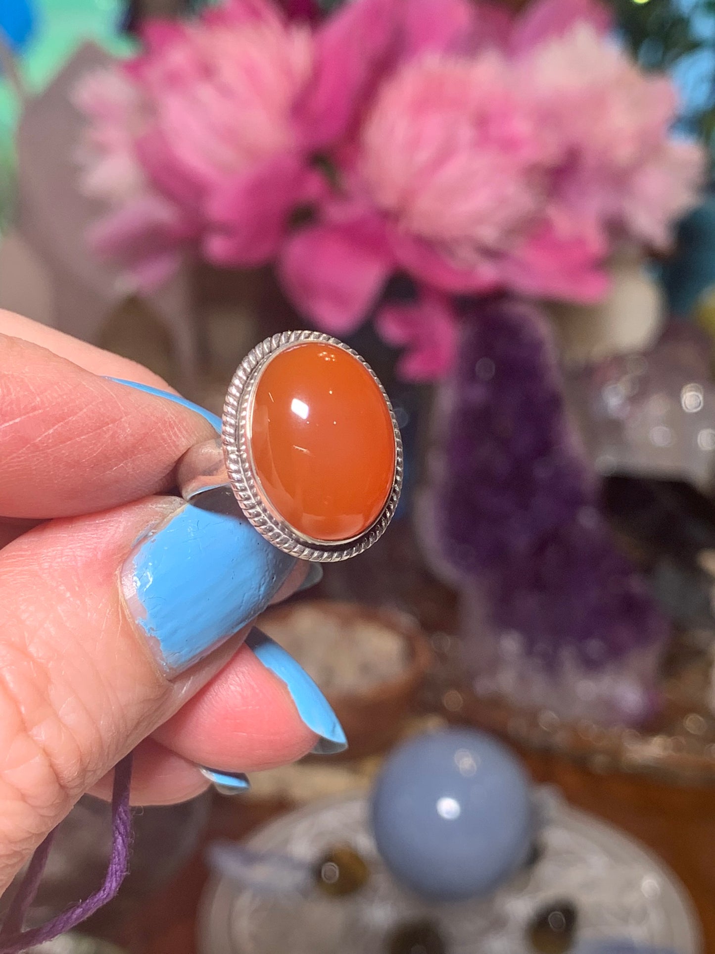 Carnelian Ring size 6