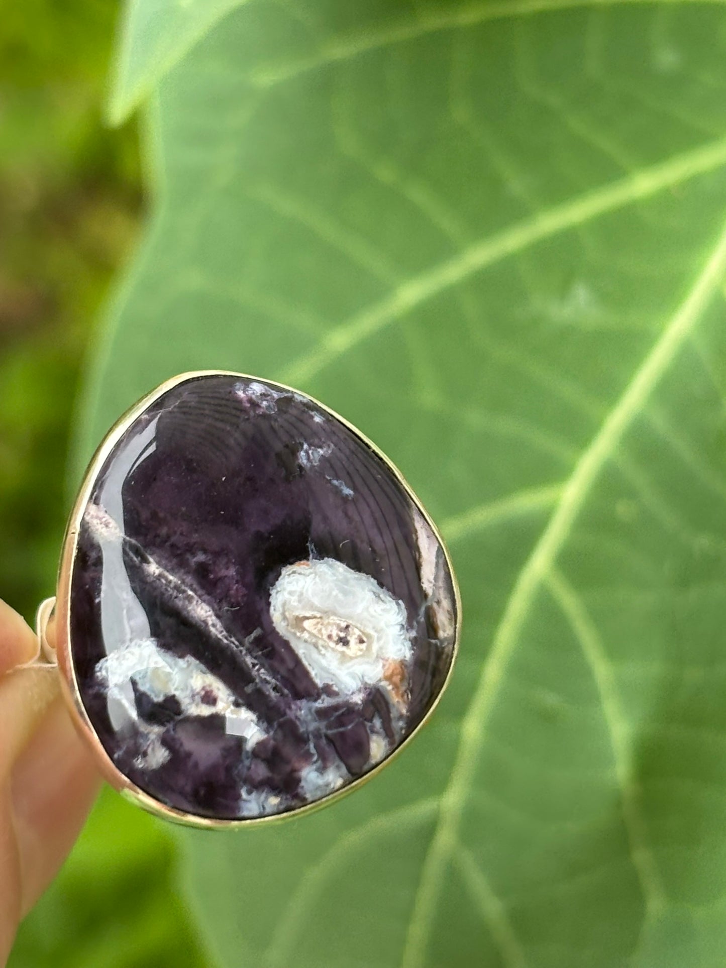 Tiffany Stone Ring Size 7 Adjustable