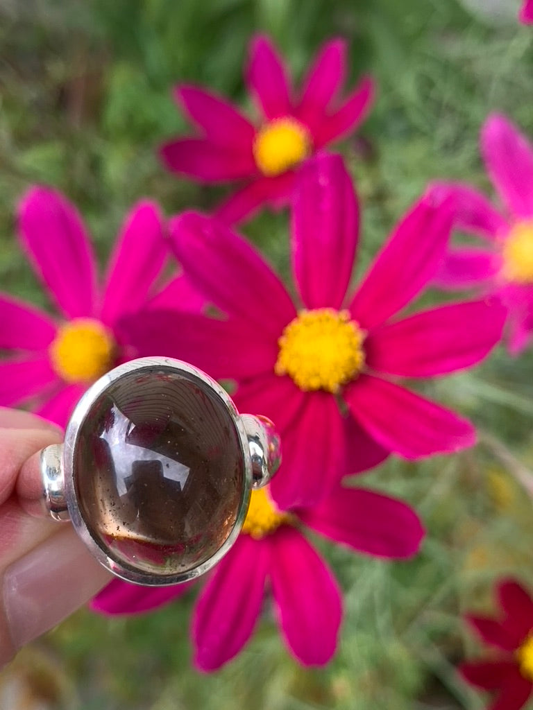 Smokey Quartz Ring size 9.5