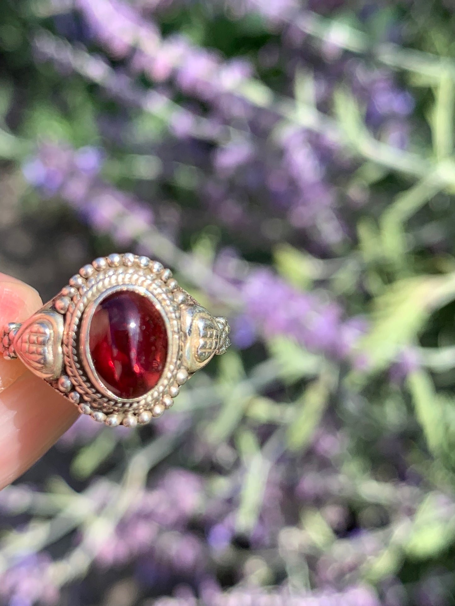 Garnet Ring size 4