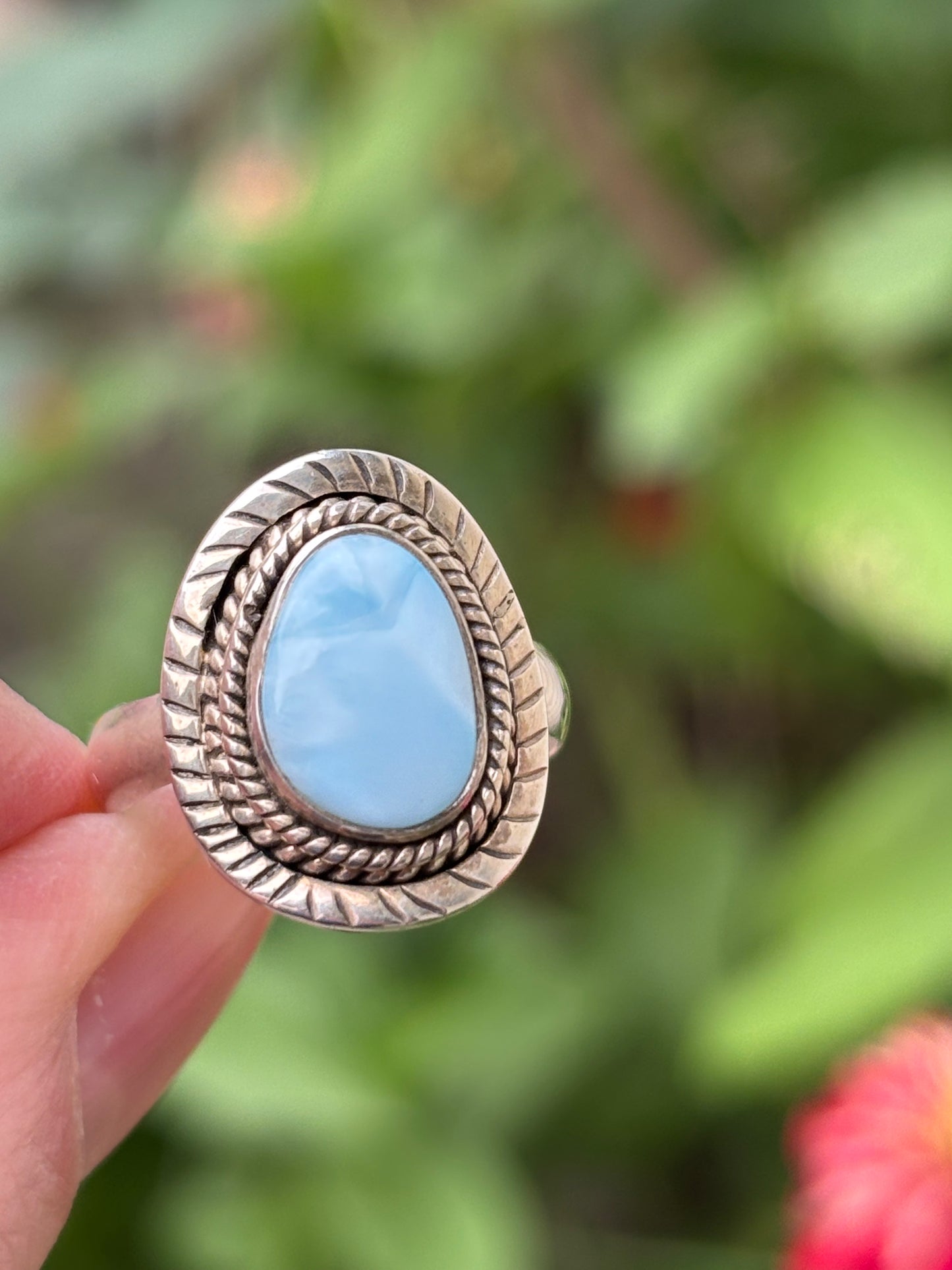 Larimar Ring Size 7