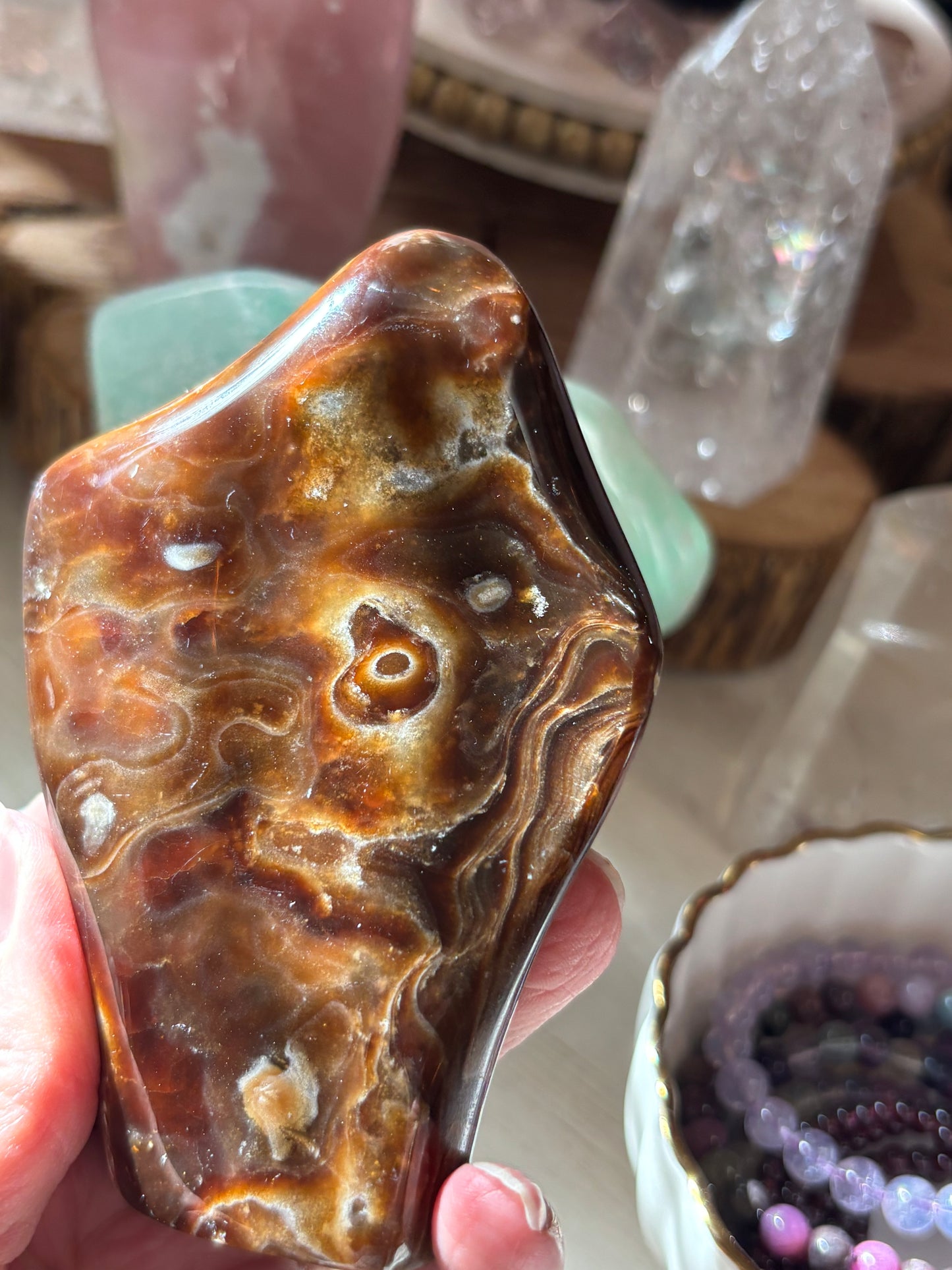 Chocolate Calcite - Free Form | Pakistan