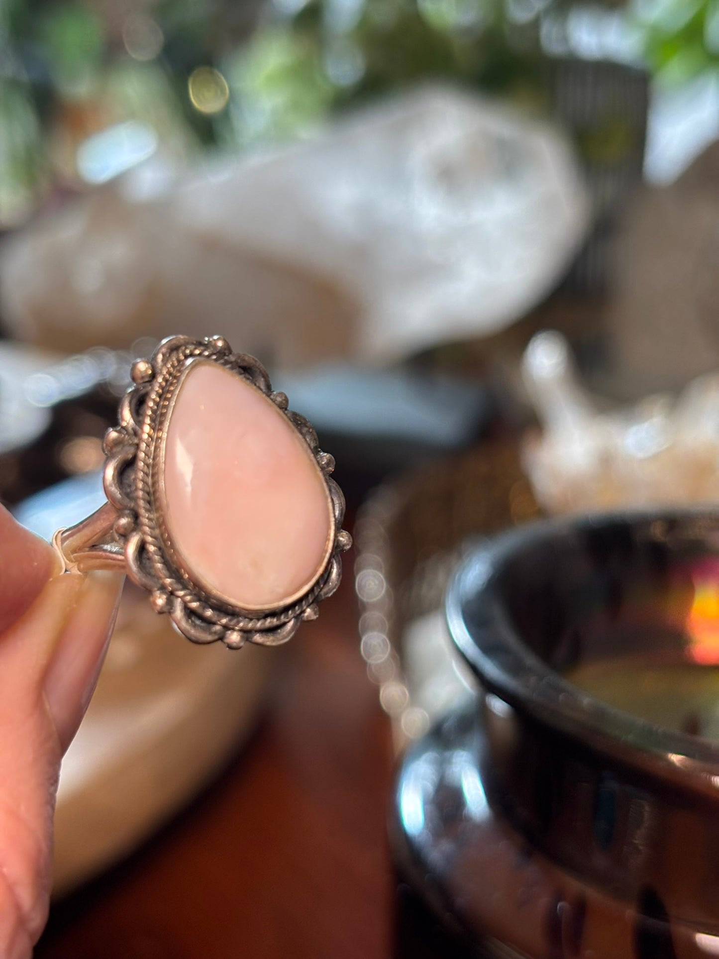 Pink Opal Ring size 6