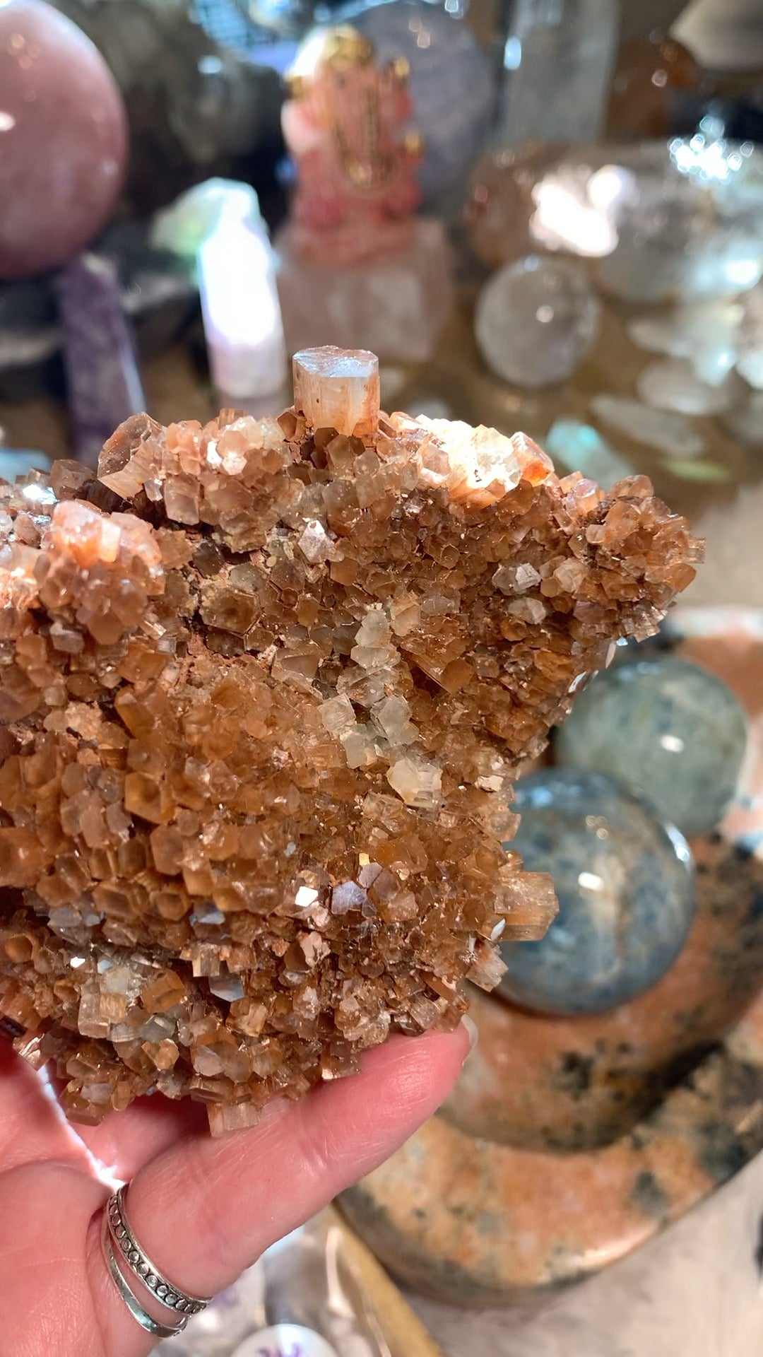 Medium Star Aragonite Cluster