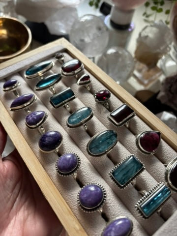 Charoite Ring size 8