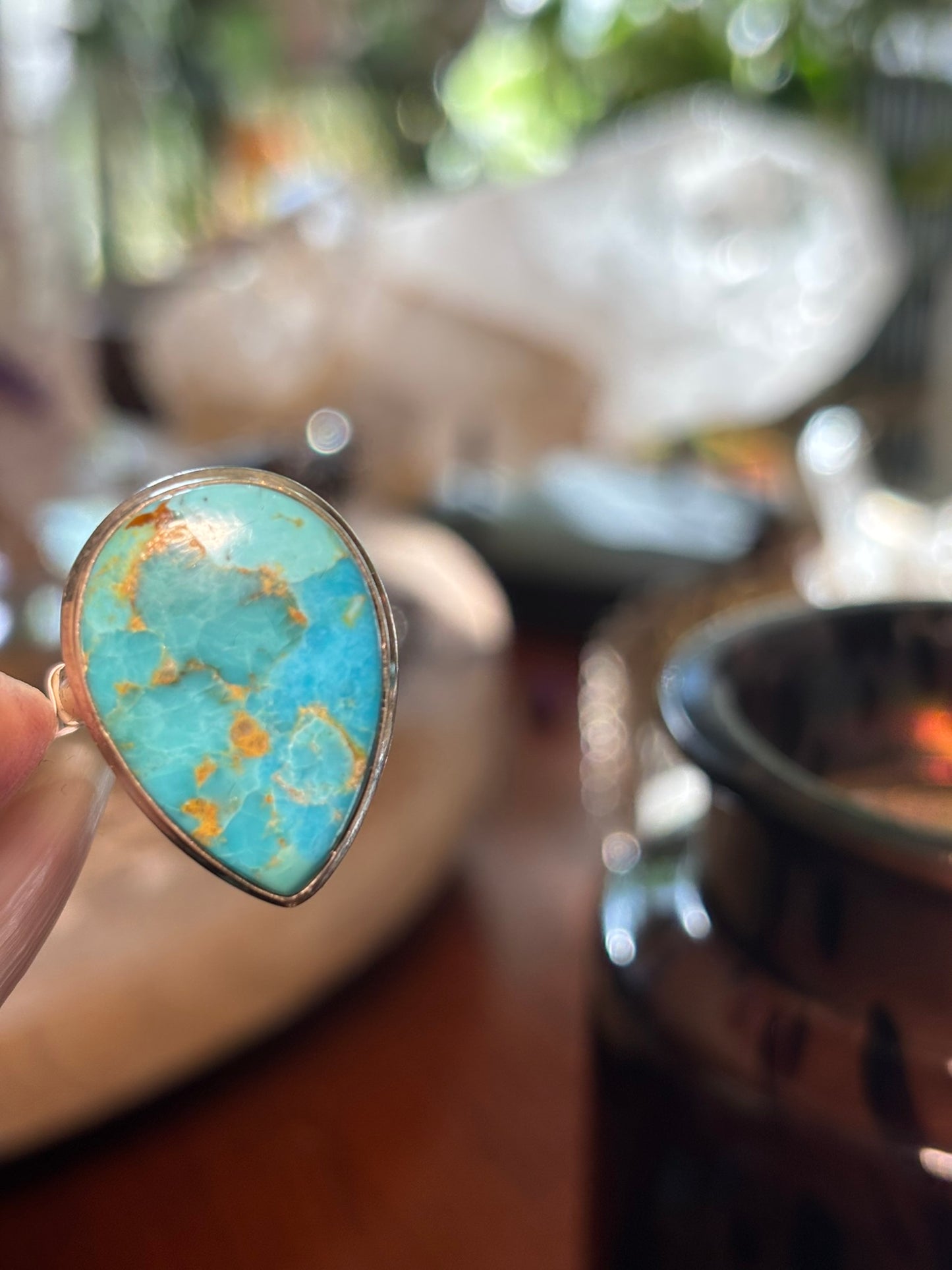 Turquoise Ring size 9