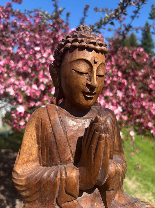 Buddah | Praying | Hand carved statue