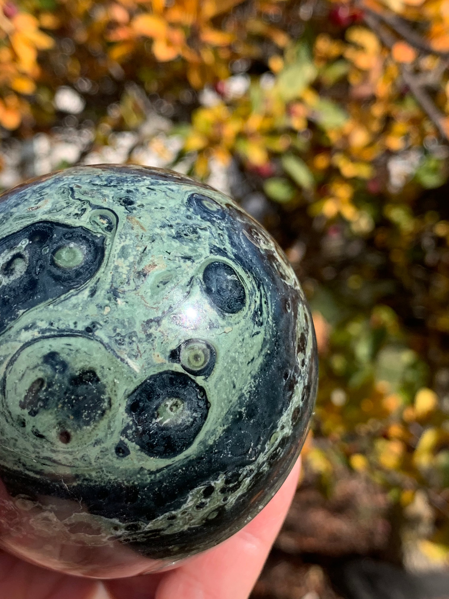 Kambaba Jasper sphere - Madagascar