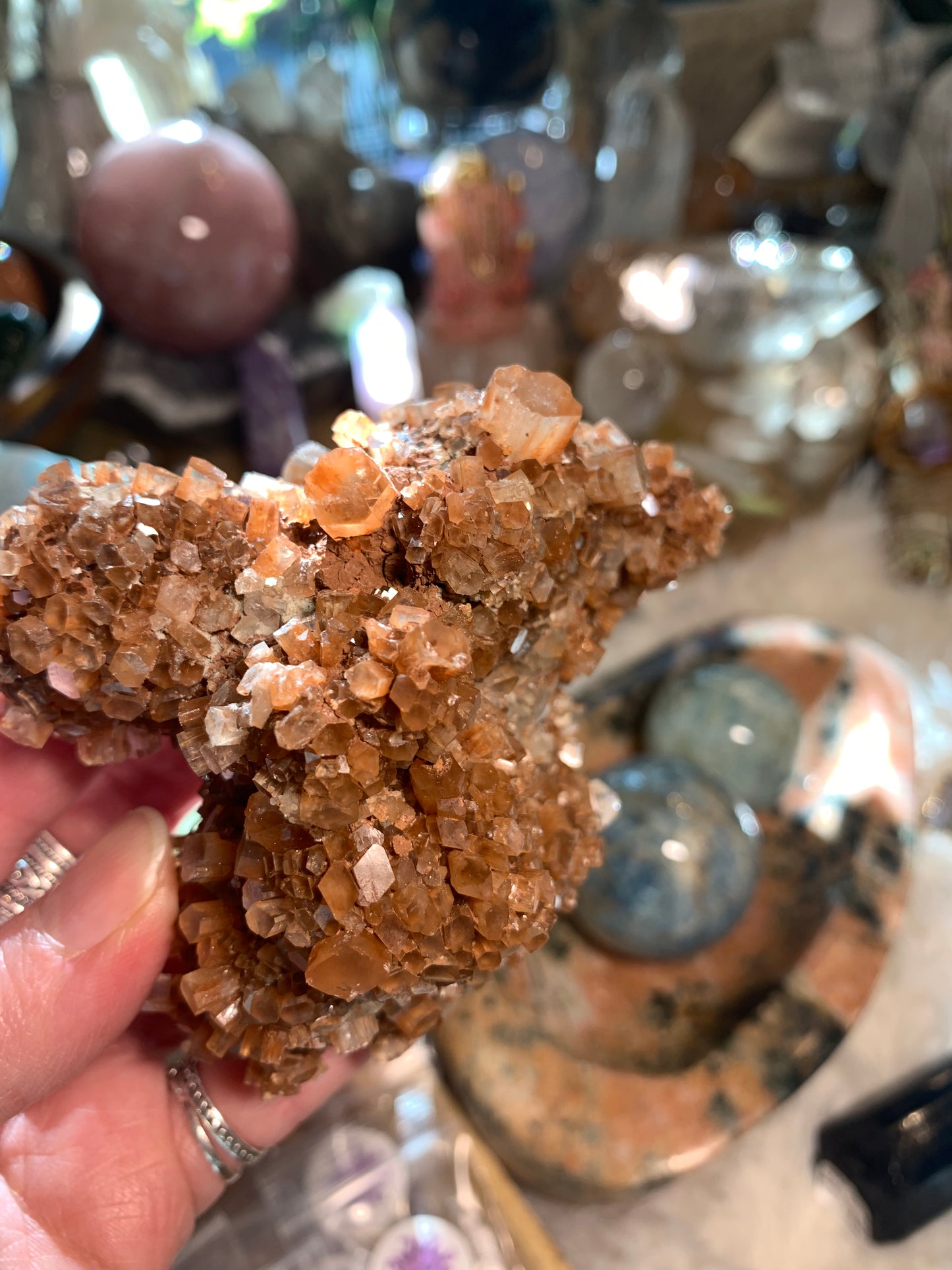 Medium Star Aragonite Cluster